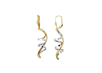 2 Tone Plated | Chandelier Earrings